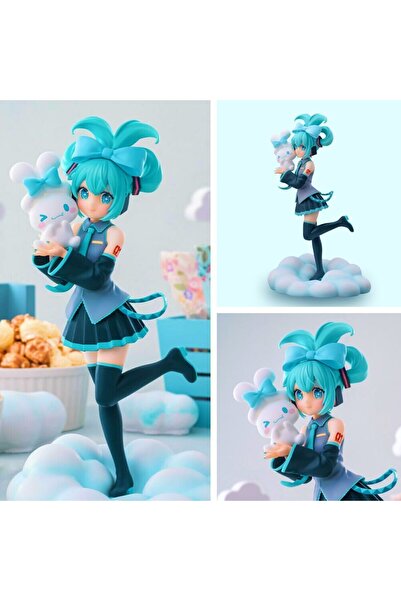 Zdc Hatsune Miku x Cinnamoroll Luminasta Vocaloid Figure Virtual Standlı Figü...