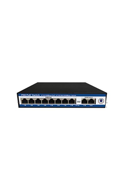 Genel Markalar data-y837 NVC-PSE0820G 8 Port Poe+ 10-100 Mbps 2 Port 10-100-1...