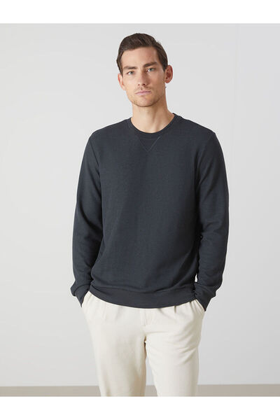 LC Waikiki Hanorac pentru bărbați LCWAIKIKI Classic Crew Deck cu mânecă lungă