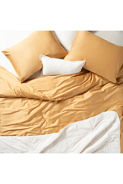 Zsa Zsa Zsu Solıd 300 Tc Çift Kişilik Pamuk Saten %100 Pamuk Saten Nevresim S...