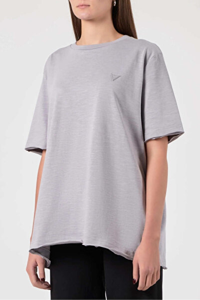 Guess Γυναικείο μπλουζάκι Athena Maxi - Λιλά