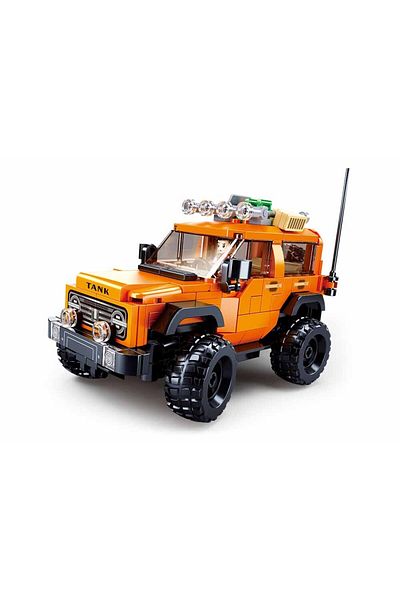 Sluban Model Bricks Series - American SUV Bronx Building Blocks 302 PCS with Mini Figure
