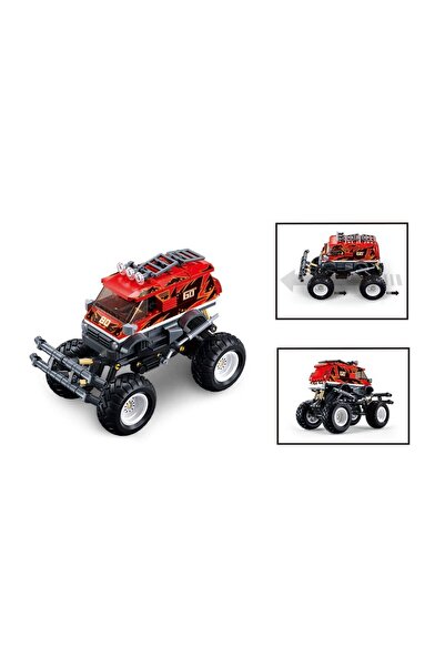 Sluban Power Bricks Series, Off-Road Vehicle Building Set 261 Pieces, with Mini Figure- Red