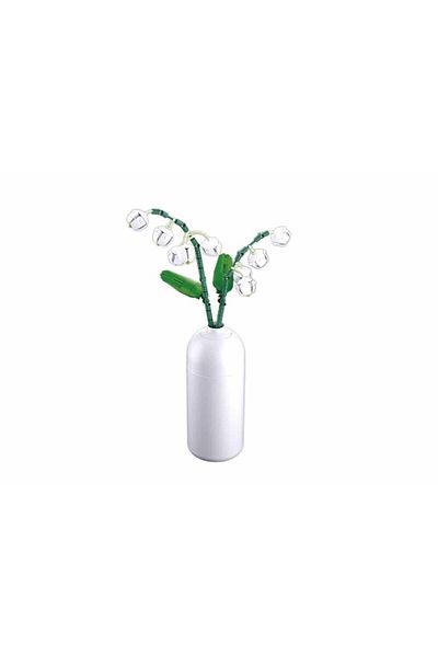 Sluban Flower Vase Building Kit - A Unique Flower Container and Flowers Lilies of The Valley