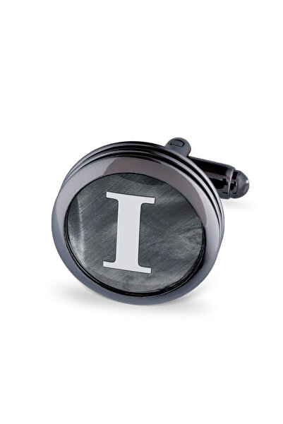 Hatemoğlu I Harfli Yuvarlak Tekli Kol Düğmesi