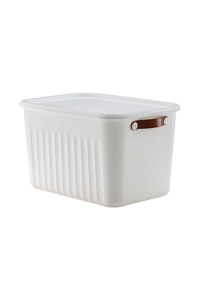 LIUWA Multipurpose Organizer, Box with Lid, Decorative Storage Box, Bathroom Kitchen Toy Organizer