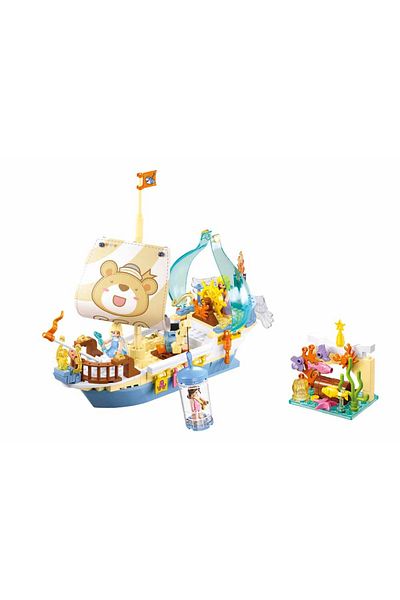 Sluban Girl's Dream Series - Ship Building Blocks 287 Pieces, with Minifigures