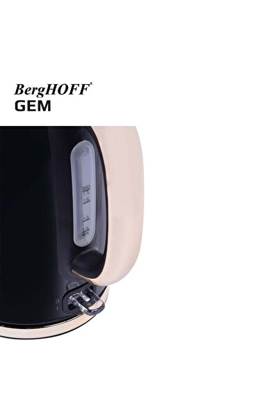 Berghoff Gem Titan 1.7 Liter Black Gold Kettle