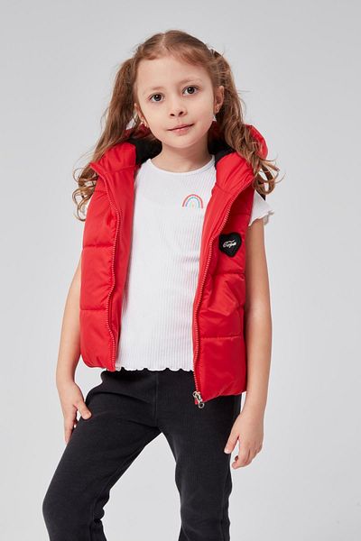 Benittokids Girl's Hooded Inflatable Vest 51307
