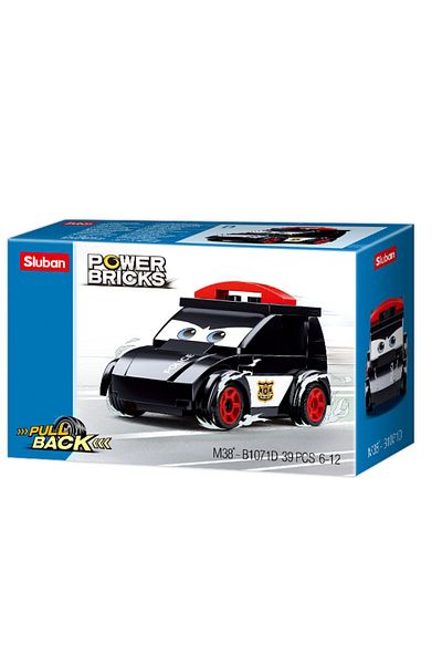 Sluban Power Bricks Series - Police Car Building Blocks 39 PCS
