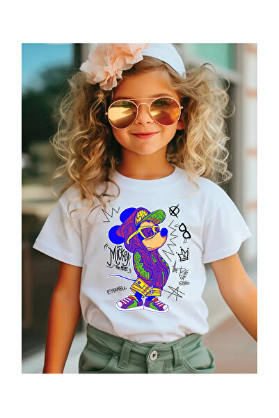 VİZYON İKRA ISTANBUL MİCKEY MOUSE Tricou/Bluză unisex pentru copii cu imprimeu