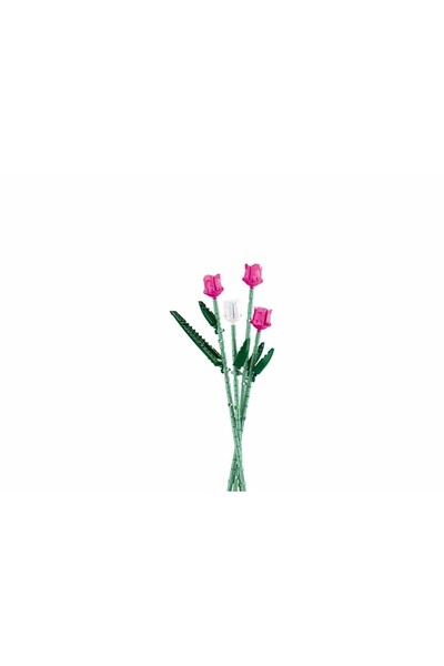 Sluban Flower Vase Building Kit - A Unique Flower Container with 203 PCS and Flowers Tulip