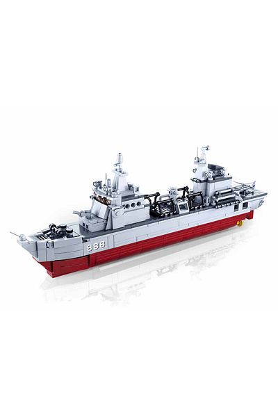 Sluban Model Bricks Series - Supply Ship Building Blocks 497 PCS with 4 Vehicles