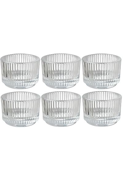 IKEA 6 Pieces of Finsmak Jam Holder - Coffee Color Side Presenter, Sauce Holder and Candle Holder