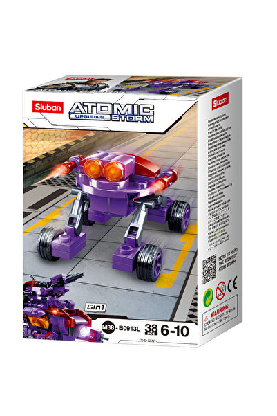 Sluban سلسلة العاصفة الذرية - مكعبات بناء فوكس 38 قطعة