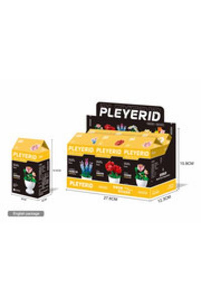 Sluban Plastic Blocks Stand 6-in-1 Various Flowers
