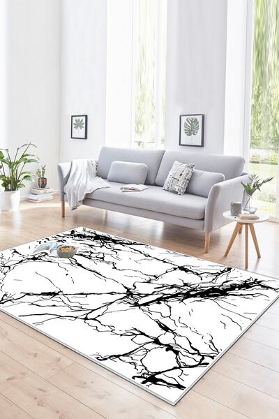 Non-Slip Base Washable Digital Printing Carpet Runner Kitchen Carpet