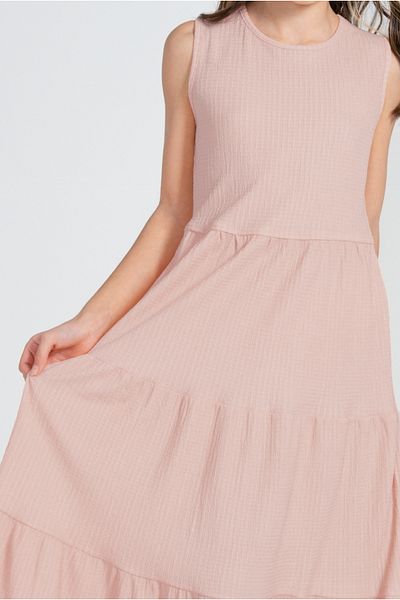 Kyron Girls' Wrapped Dress / with Different Color Options