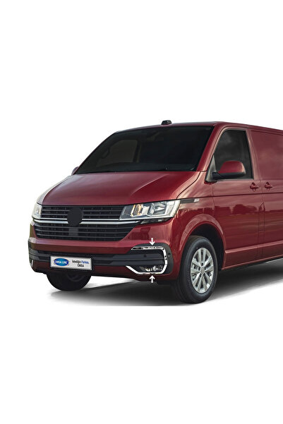 Omsa Vw T6.1 Transporter Krom Sis Far Kaşı 4 Parça 2020-2023 Arası Uyumlu