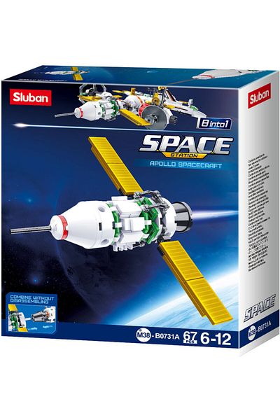 Sluban Space Series International Space Station Building Blocks 8 in 1 511 PCS