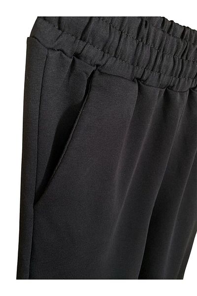 FORMO Pantaloni de sport negri de înaltă calitate pentru femei, elastici, cu buzunare