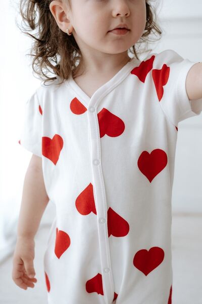 Lilabio %100 Pamuk Kalpli Kısa Tulum