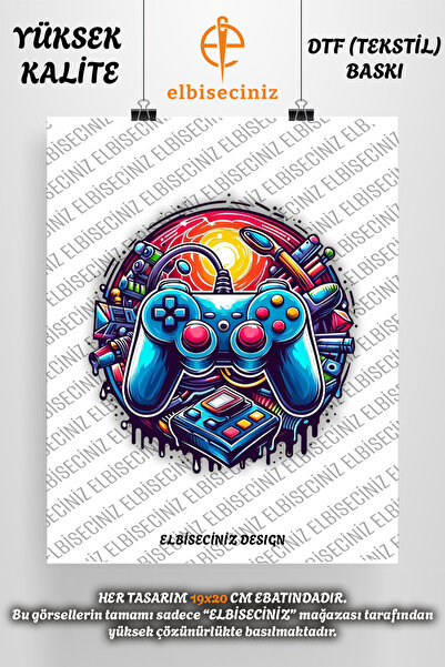 VİZYON İKRA طباعة "GAMER" على القماش والجلد، رقعة مزخرفة من القماش، ورق طباعة...