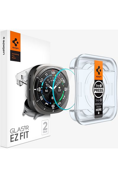 Spigen Galaxy Watch Ultra (47mm) Glass Screen Protector Easy Installation Glas.Tr Ez Fit (2 Pcs)