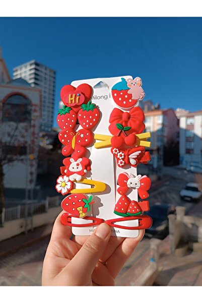 EMKSHOP 14-dijelni set slatkih silikonskih kopči sa različitim figurama