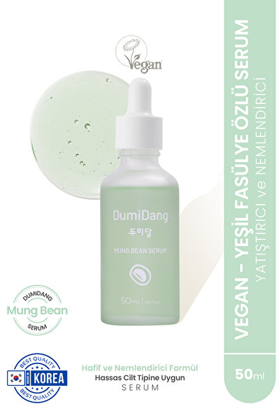 DumiDang Mung Bean Serum-Vegan Yatıştırıcı ve Nemlendirici Serum-50ml