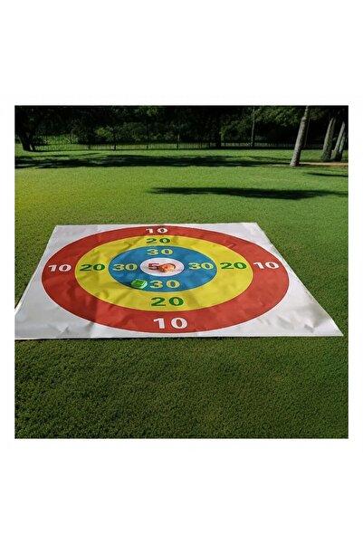 virajx Mısır Torbası Atma Branda Oyun Seti 100*100 cm (Dairesel) + 6 Adet Mısır Torbası