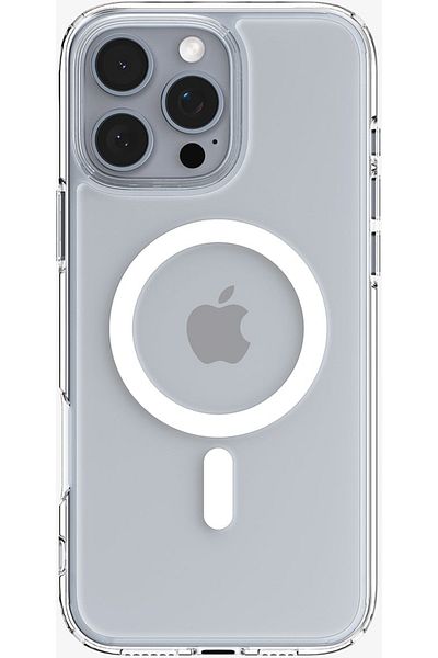 Spigen iPhone 16 Pro - Crystal Hybrid Case, Magfit Magsafe White, Featured - Acs08162