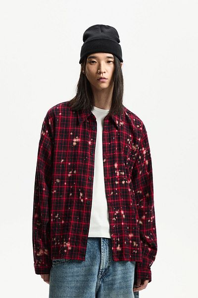 Bershka Long sleeve boxy fit shirt