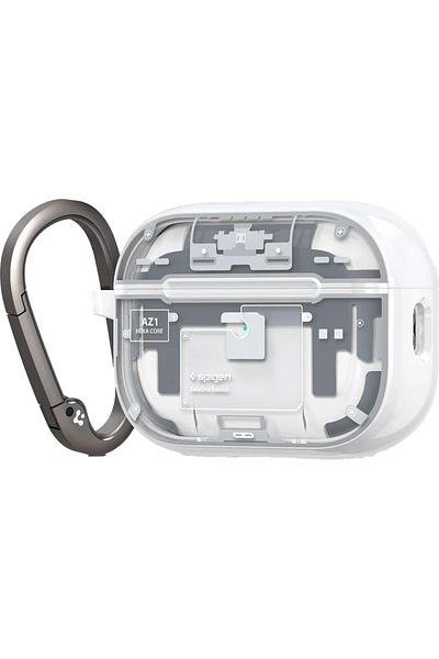 Spigen AirPods Pro (2Nd Generation) Compatible Case Ultra Hybrid Zero One White with Magfit Magsafe - Ac
