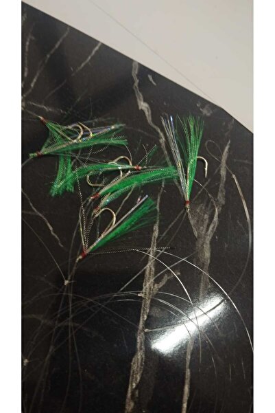 ÖZELOL 7 Lİ ÇİNEKOP,LÜFER,KOLYOZ,USKUMRU  ÇAPARİSİ(UV DAMLA SİMLİ YEŞİL)