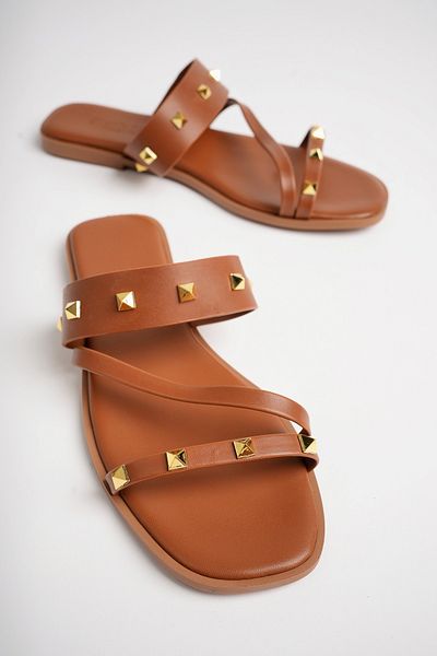 Sapin Sapin Women's Zimbali Leather Slippers - Perfect Fit Recommended Size 72302
