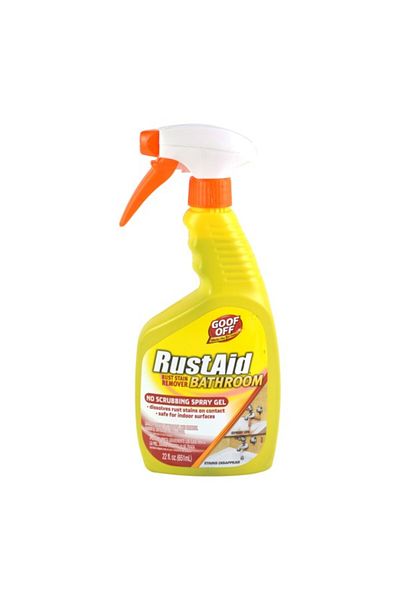 Goof Off RustAid Bathroom Rust Stain Remover Spray Gel 22oz ESX20005
