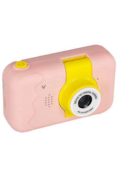 ACTON Full HD Dijital Çocuk Fotoğraf Makinesi Pembe