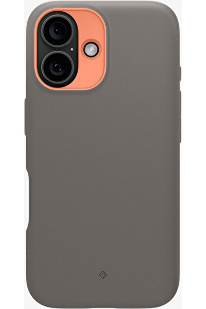 Spigen Caseology iPhone 16 Kılıf Nano Pop Mag MagSafe özellikli Papaya Gray -...