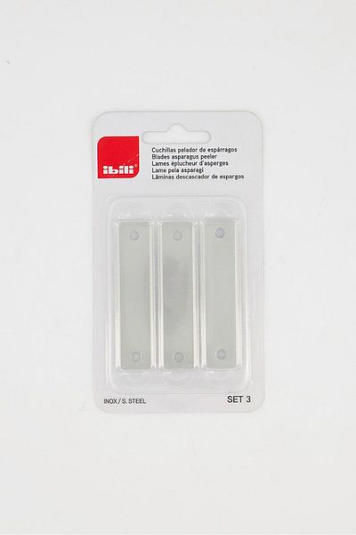 iBiLi Peeler Blades Set Of 3, Silver