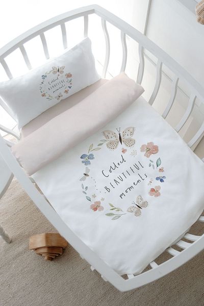 Tuğba Kuğu Royal Series - Flower Dream Park Bed Duvet Cover Set (80X120)