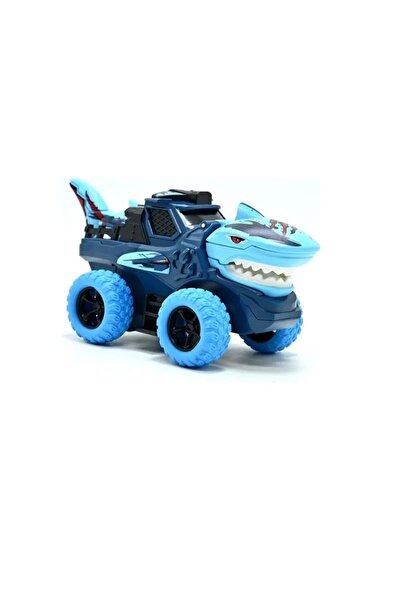 4İ Oyuncak سيارة القرش الوحش بذيل وفم متحرك 16 سم.