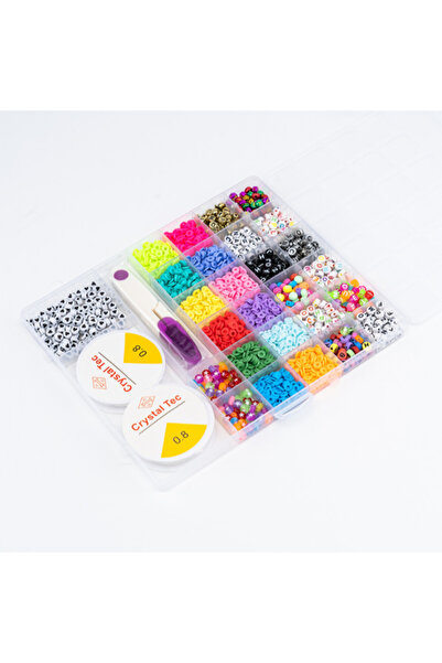 None خرز انجليزي مع لفافتين من الخيوط ومقص. 18-33-5473