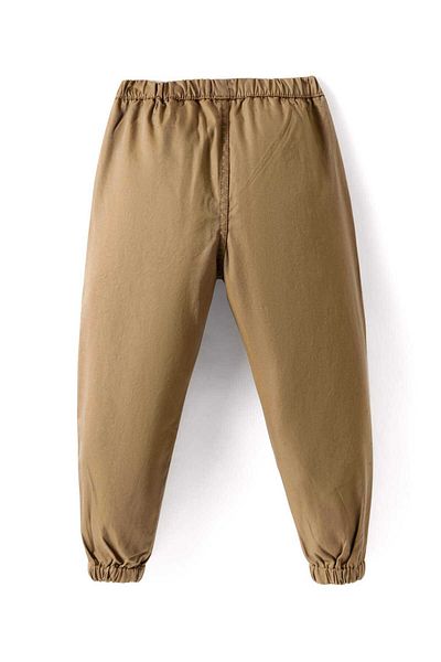 Bonfino Bonfino Dino Embroidered Joggers - Tan