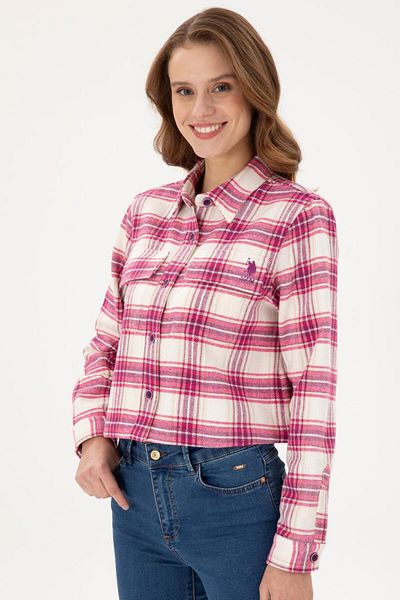 U.S. Polo Assn. Cotton Wool Blended Soft Texture Checked Shirt