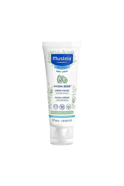 Mustela هيدرا بيبي كريم مرطب للوجه بالأفوكادو 40 مل