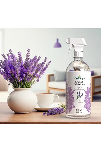 ORMANYA Lavantalı Oda Kokusu - 400 ml (BİTKİNİN ÖZSUYUNDAN ÜRETİLMİŞTİR.)