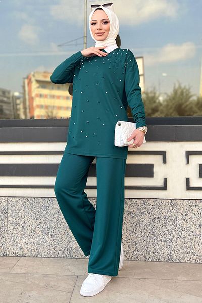 TOFİSA 11334-zumrut Tunic Trousers