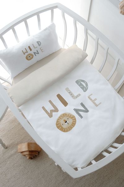 Tuğba Kuğu Park Bed Duvet Cover (80X120) - Royal Series - Wild One