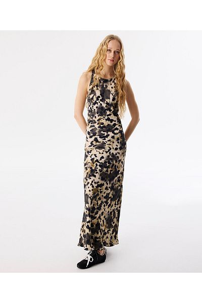 Twist Animal Print Dress